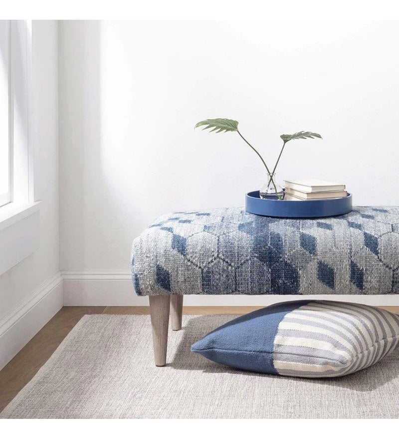 Marled Grey Woven Cotton 150x240
