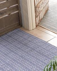 Alfombra Fair Isle Azul French Blue Algodón 180x270 — Lavable